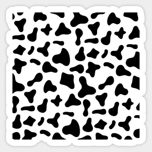 Classic Dairy Cow Print Sticker